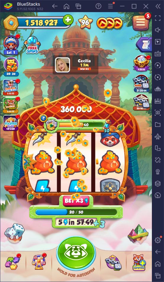 Gioca a Age Of Coins: Master Of Spins su BlueStacks: Una Guida per Principianti