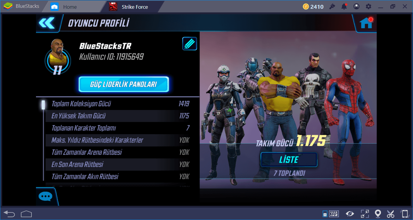 MARVEL Strike Force Seviye Atlama Rehberi