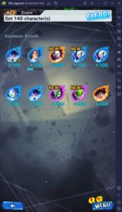 لعبة Dragon Ball Legends - دليل الشخصيات